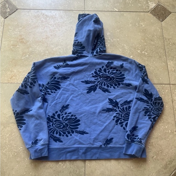 Patagonia Womens Organic Cotton Blue Valley Sweatshirt Hoodie Sweater Size Large - Picture 4 of 5